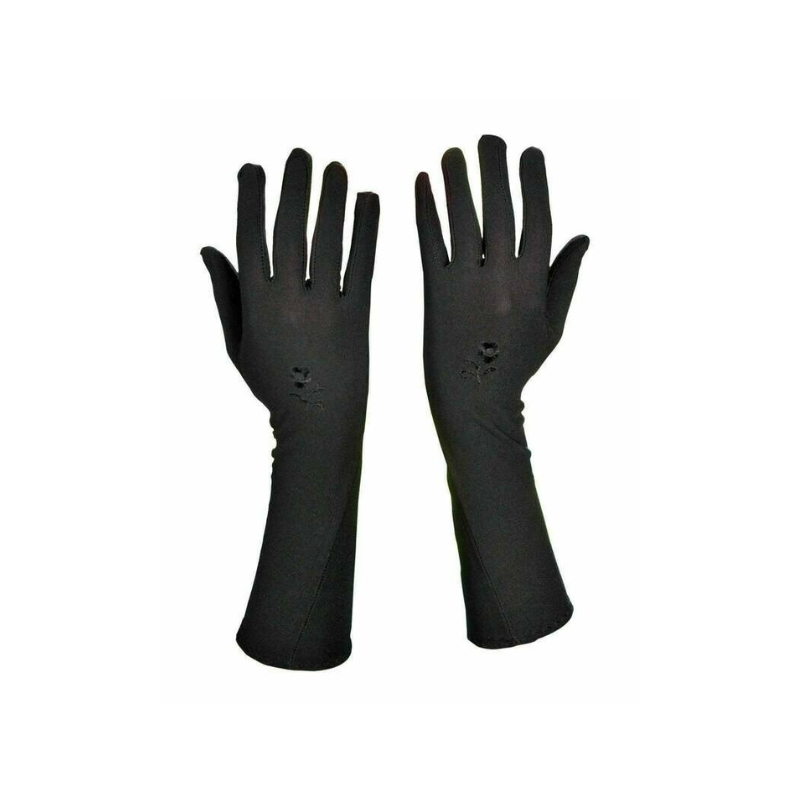 Ladies Long Hand Gloves - Black