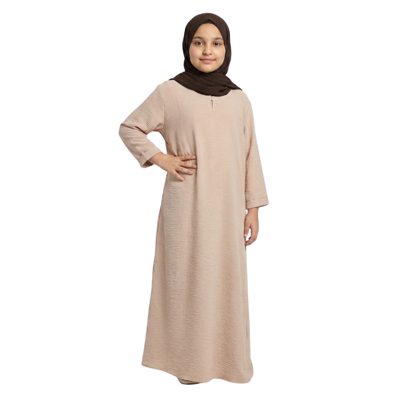 Kids Classic Pocket Abaya - Badge