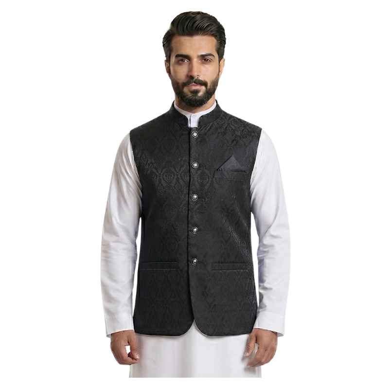 Men's Waistcoat - Black